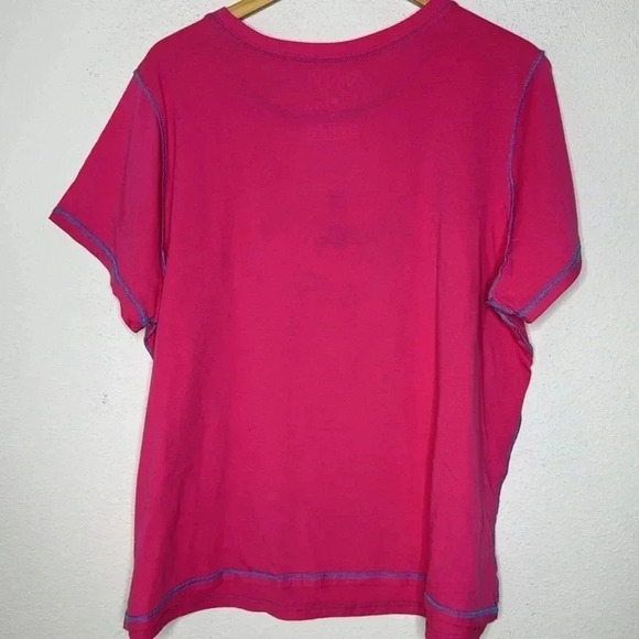 Torrid Vinyl ICONS AC/DC cotton blends NWOT pink TShirt plus size 2X - Picture 3 of 3